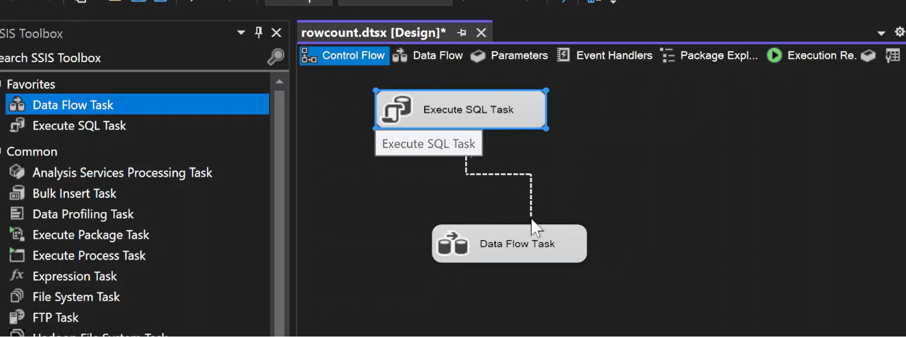 Row Count Transformation In SSIS - hireforceglobal